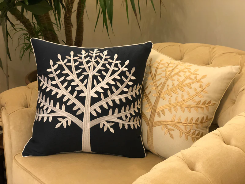 Embroidered Pillow Cover - Image 2